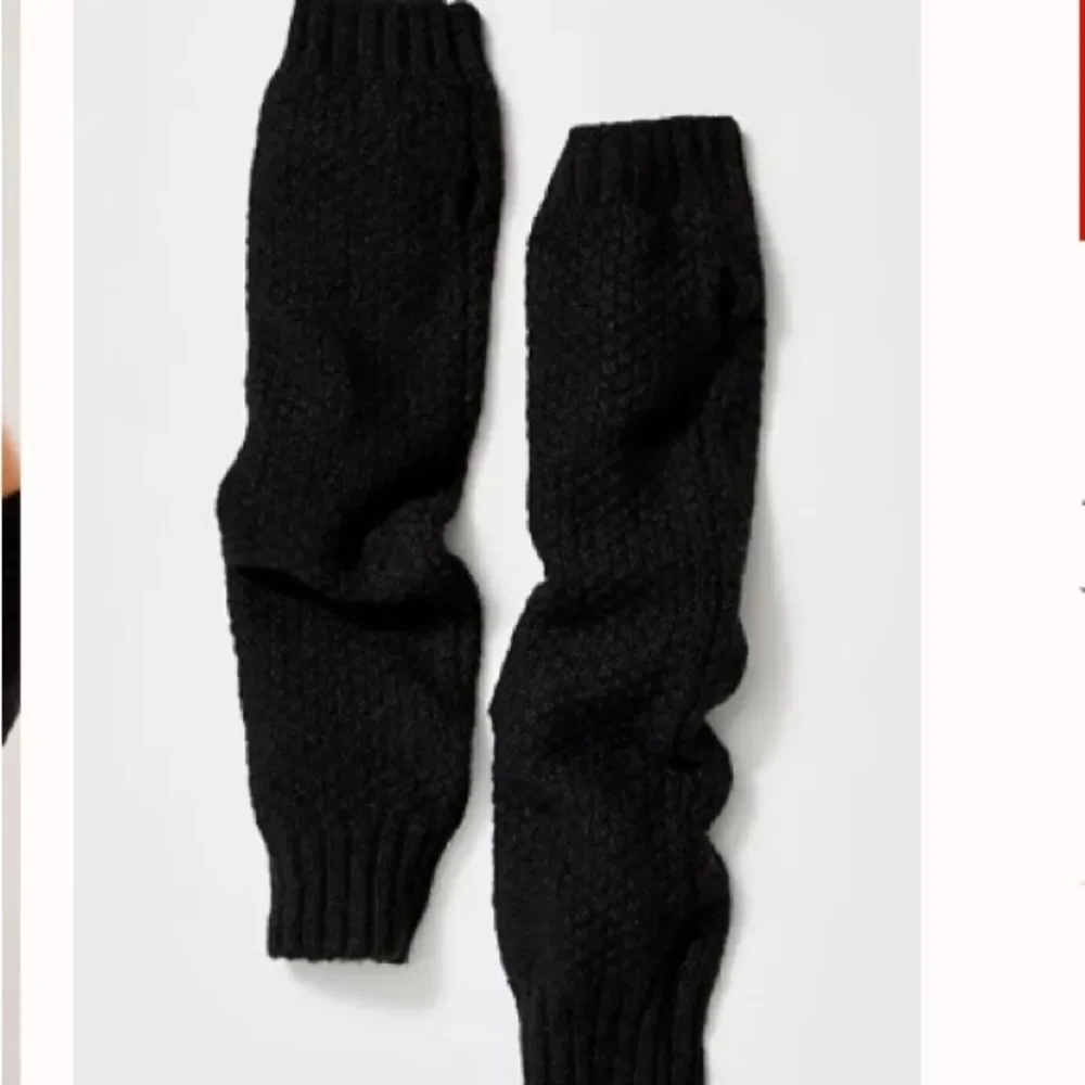 Free People Amour Knit Arm Warmers, Black, One size, NWOT